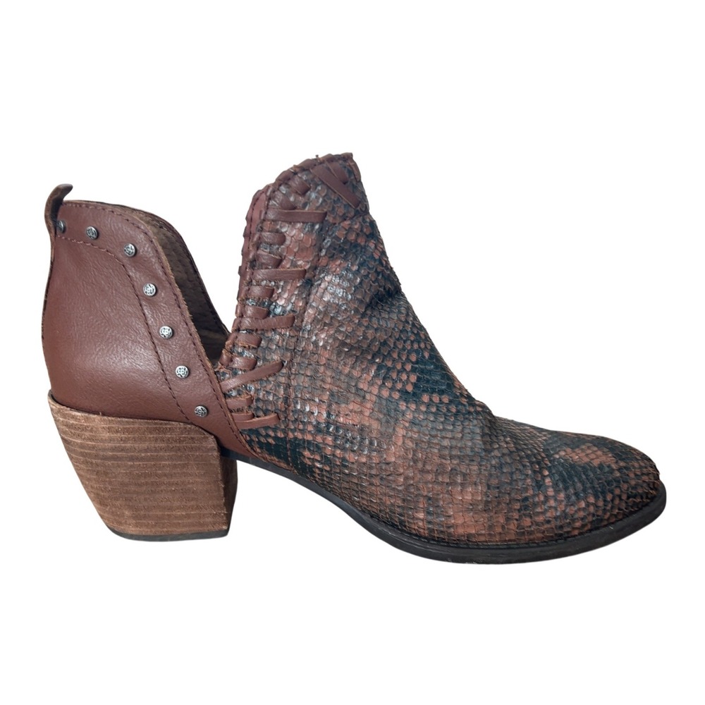 OTBT Santa Fe Animal Print Ankle‎ Boots SZ: 9M